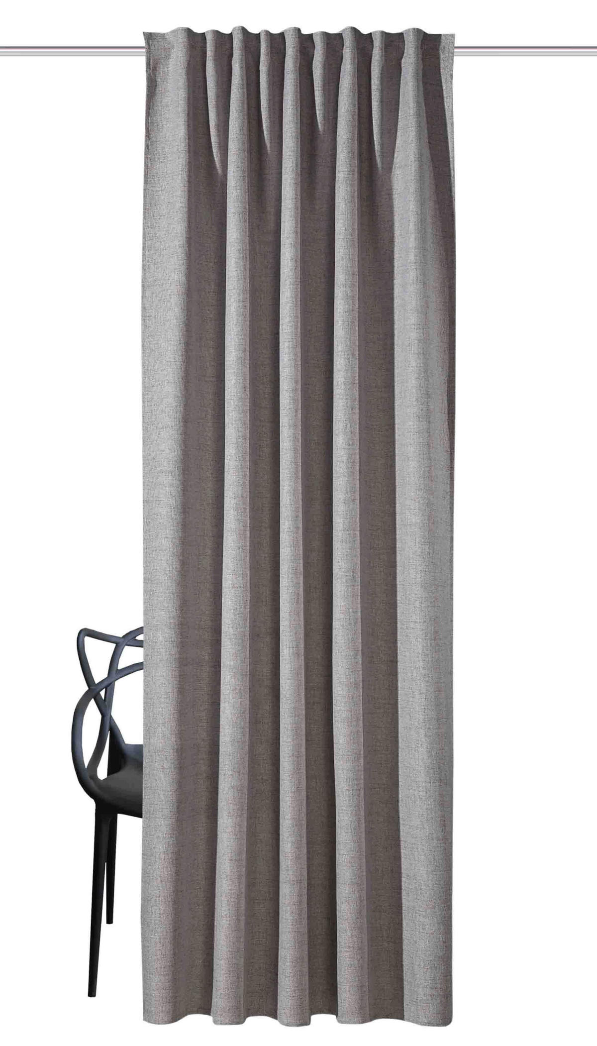FERTIGVORHANG  blickdicht   140/300 cm  - Taupe, Basics, Textil (140/300cm)
