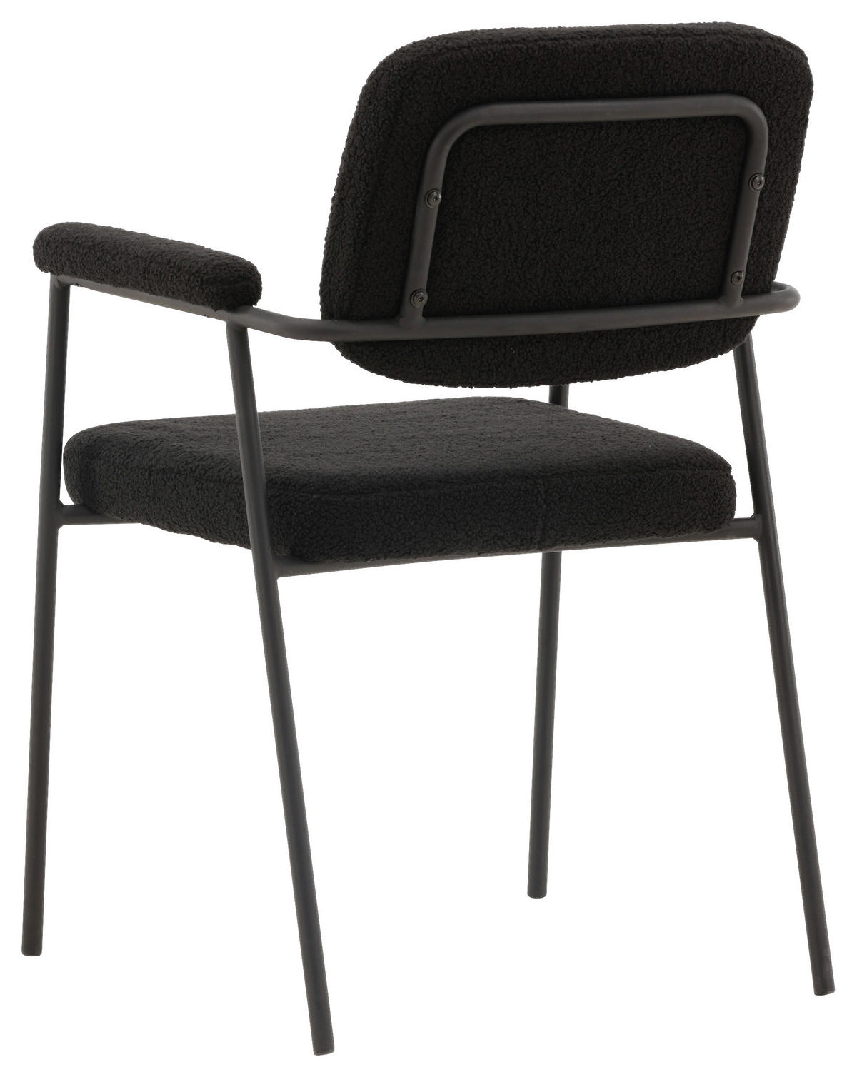 STOLSET stål  - svart, Design, metall/textil (58/90/61cm) - Livetastic