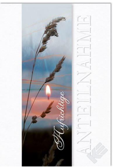 Billett Trauer Aufrichtige Anteilnahme