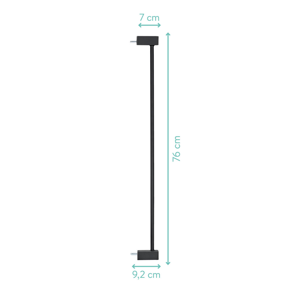 SCHUTZGITTERVERLÄNGERUNG  - Schwarz, Basics, Metall (7cm) - My Baby Lou
