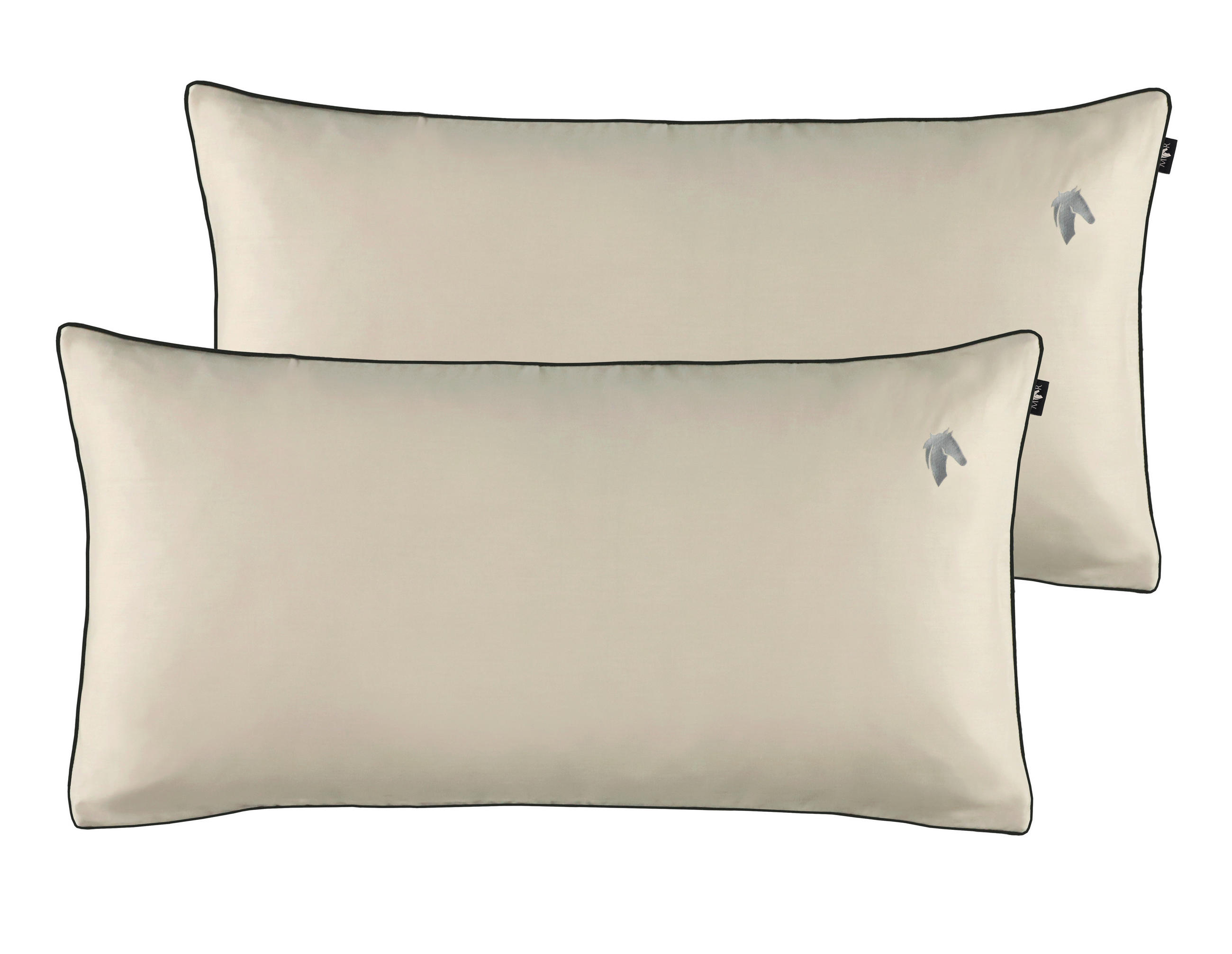 KISSENHÜLLEN-SET Marcel.Remus.Design - Palma beige 40/80 cm  - Beige, Design, Textil (40/80cm) - Marcel Remus
