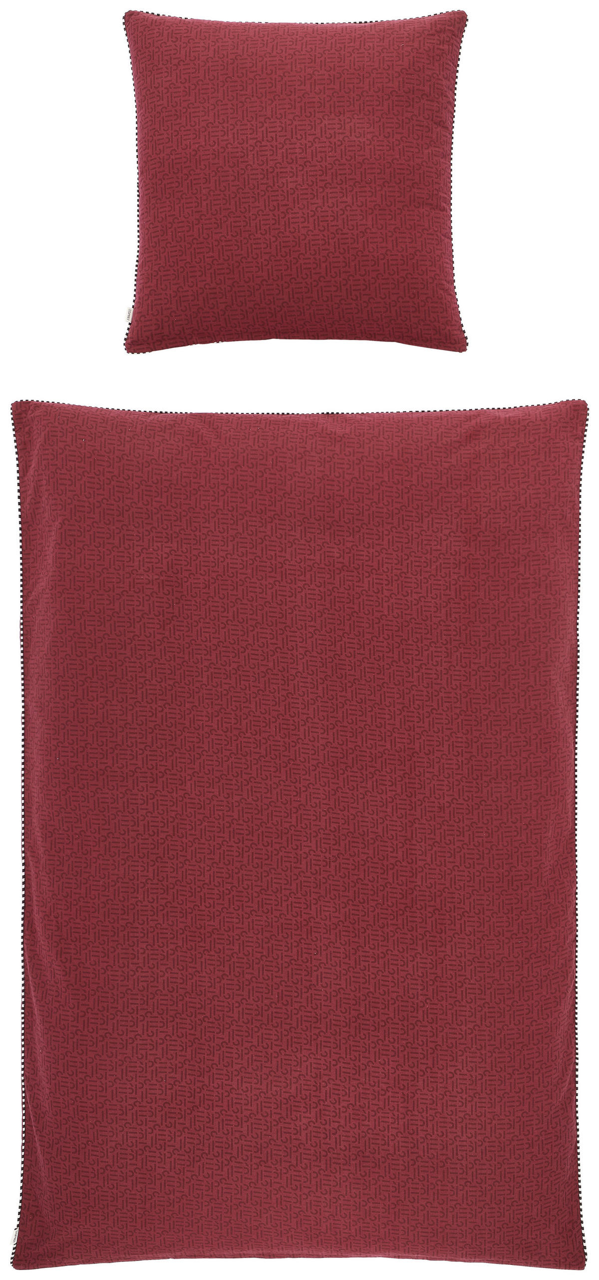 WENDEBETTWÄSCHE Scatter Flanell 200/200 cm  - Dunkelrot, KONVENTIONELL, Textil (200/200cm) - Esprit