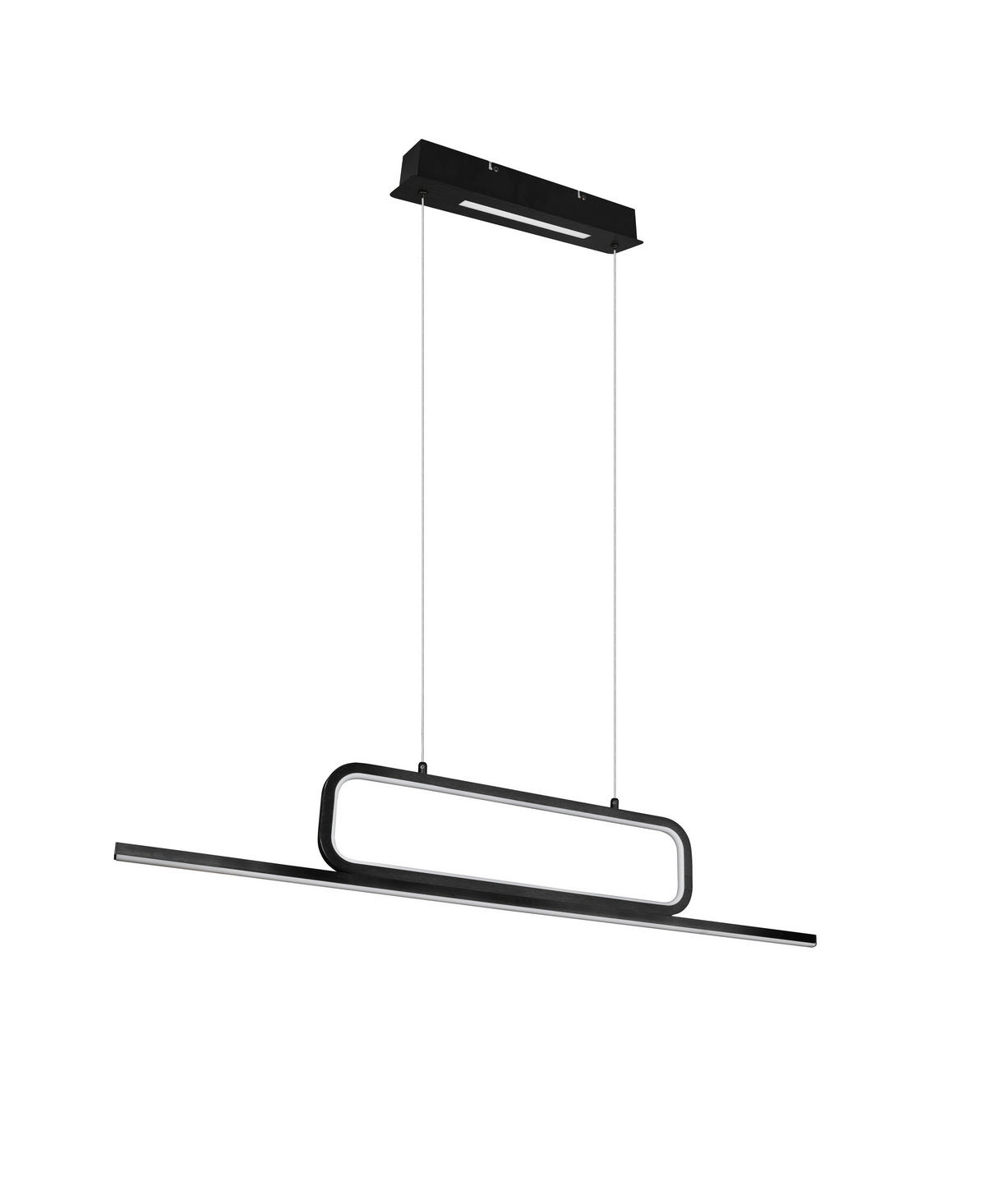 LED-HÄNGELEUCHTE 110/7,5/150 cm    - Schwarz, Design, Metall (110/7,5/150cm) - Trio Leuchten