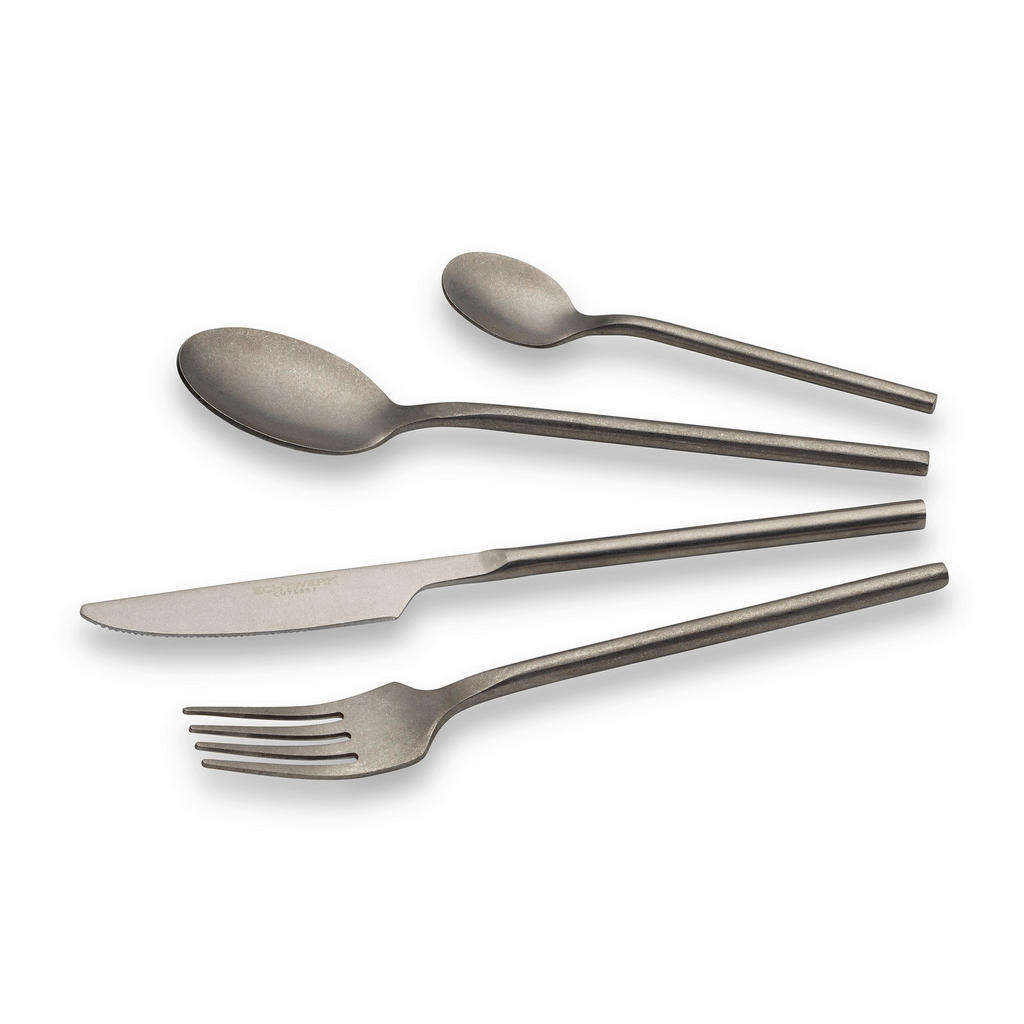 Thumbnail - Echtwerk Besteckset Malou, Silber, Metall, 16-teilig, lebensmittelecht, Essen & Trinken, Besteck, Besteck-Sets