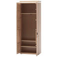 GARDEROBE 5-teilig  in 260/204/38 cm  - Eichefarben, Natur, Holz/Holzwerkstoff (260/204/38cm) - Linea Natura