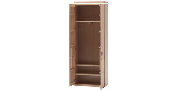 GARDEROBE 5-teilig  in 260/204/38 cm  - Eichefarben, Natur, Holz/Holzwerkstoff (260/204/38cm) - Linea Natura