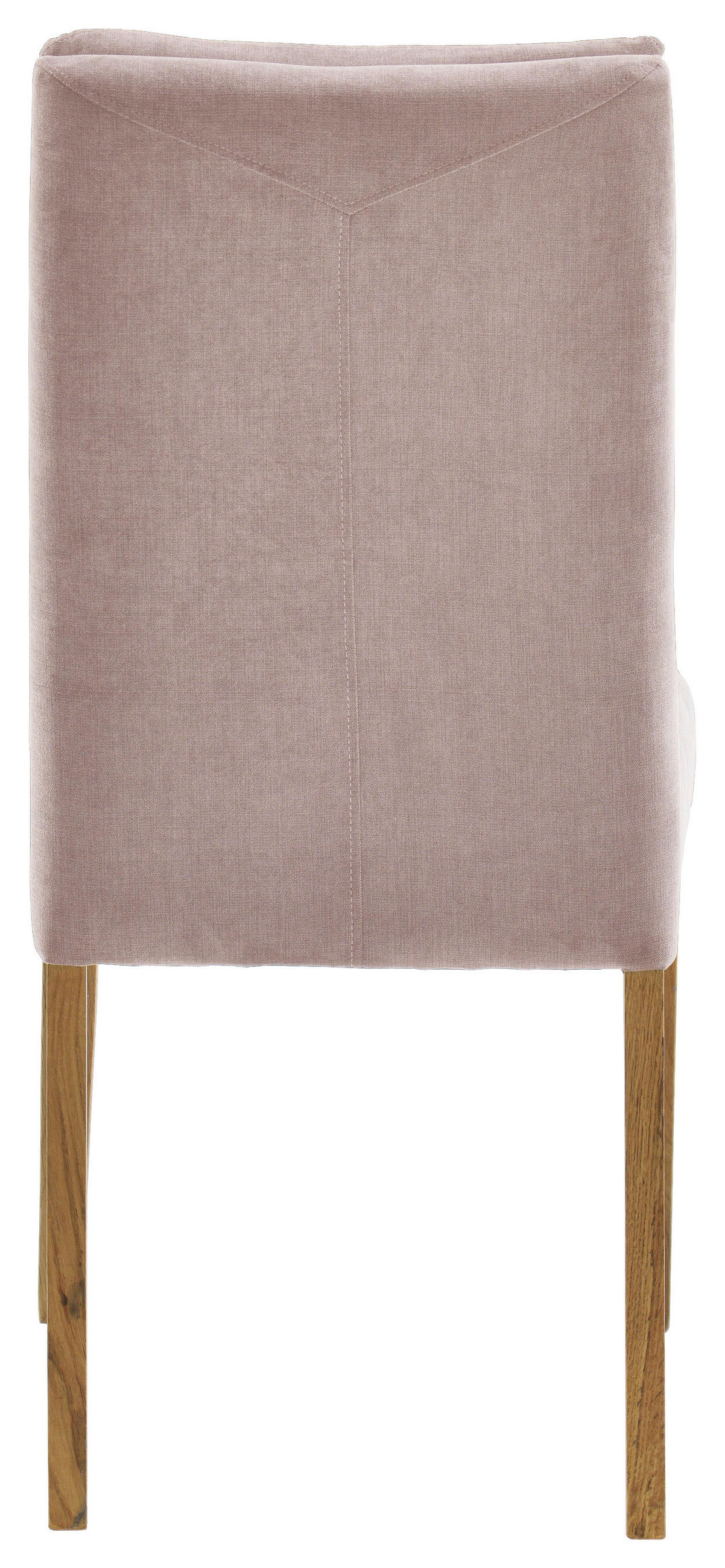 STUHL in Holz, Textil Eichefarben, Altrosa  - Eichefarben/Altrosa, KONVENTIONELL, Holz/Textil (47/95/64cm) - Cantus