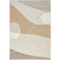VINTAGE-TEPPICH 130/190 cm CORTEA DUNIS, waschbar Creme, Pinienfarben, Honigeiche rechteckig  - Honigeiche/Creme, Design, Kunststoff/Textil (130/190cm) - Lindorug