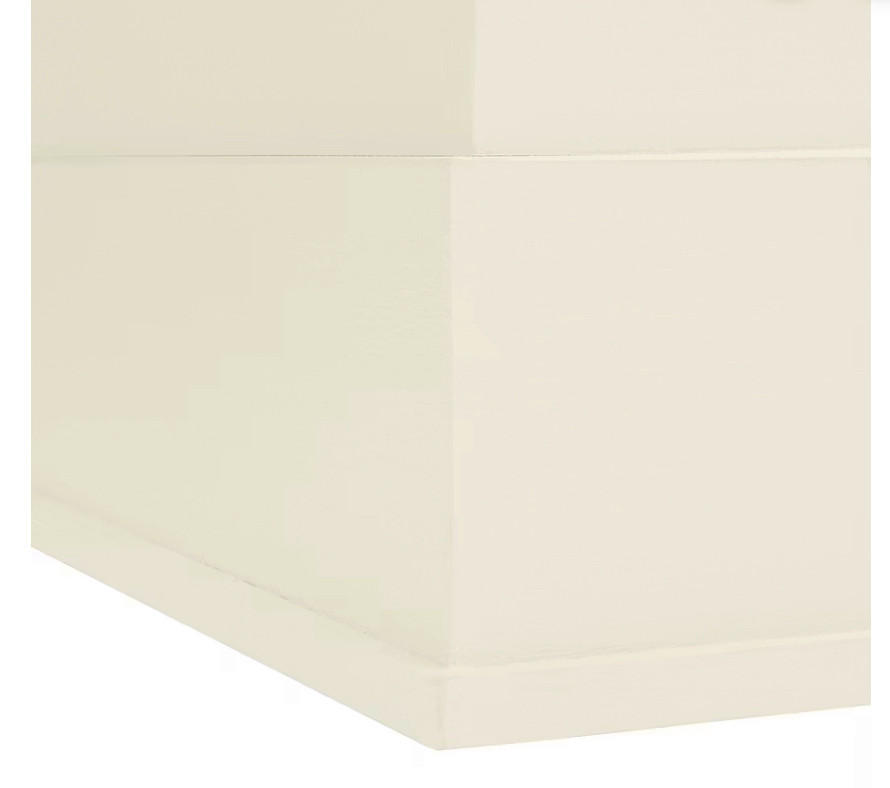 BÜCHERWAND Pinie massiv Weiß - Bronzefarben/Weiß, LIFESTYLE, Holz/Metall (214/238,5/46,5cm) - Livetastic