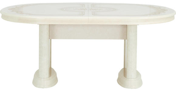 ESSTISCH in Kunststoff, Holzwerkstoff - Beige, LIFESTYLE, Holzwerkstoff/Kunststoff (182(232)/104/76cm) - Cantus