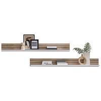 STENSKA POLICA - barve hrasta, Moderno, leseni material (140/16/20cm) - Hom`in
