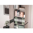AKTENSCHRANK 81/197/40 cm  - Eichefarben/Grau, MODERN, Holzwerkstoff (81/197/40cm) - Novel
