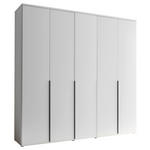 DREHTÜRENSCHRANK  in Weiß  - Schwarz/Weiß, MODERN, Holzwerkstoff/Kunststoff (225/225/52cm) - Carryhome
