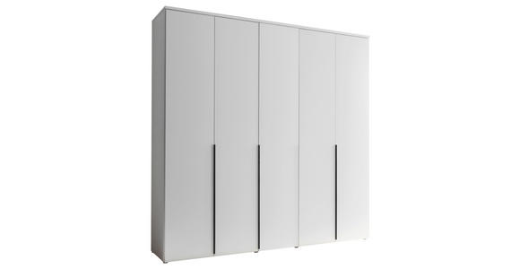 DREHTÜRENSCHRANK in Weiß - Schwarz/Weiß, MODERN, Holzwerkstoff/Kunststoff (225/225/52cm) - Carryhome