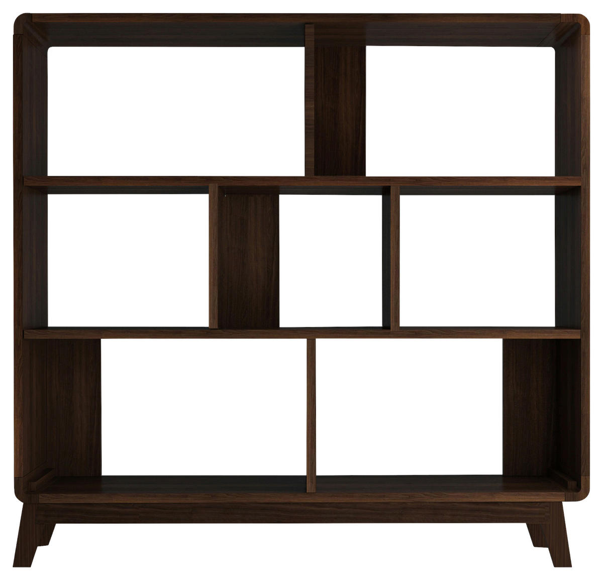 REGAL  122/126/29 cm Walnussfarben  - Walnussfarben, Design, Holzwerkstoff (122/126/29cm) - MID.YOU