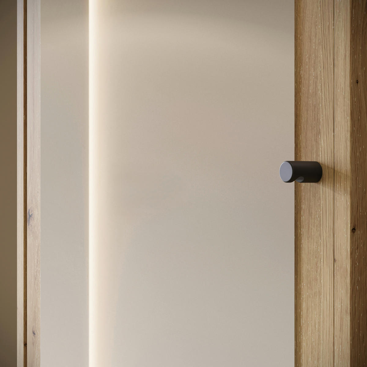 GARDEROBE  in 90/190/33 cm  - Eiche Artisan, Trend, Holzwerkstoff (90/190/33cm) - MID.YOU