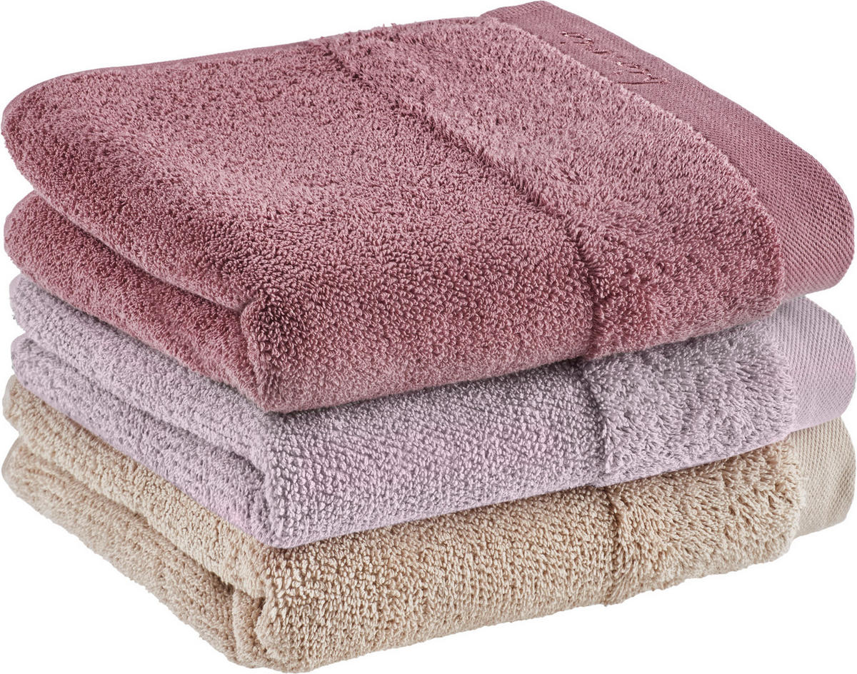 HANDTUCH BONITA Beige  - Beige, Basics, Textil (50/100cm) - Bio:Vio