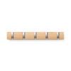 WANDGARDEROBE  in Esche Naturfarben, Nickelfarben  - Naturfarben/Nickelfarben, Basics, Holz/Metall (51/6/3cm) - Umbra