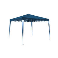 PAVILLON 295/260/295 cm   - Blau/Weiß, MODERN, Kunststoff/Metall (295/260/295cm) - Gardenson