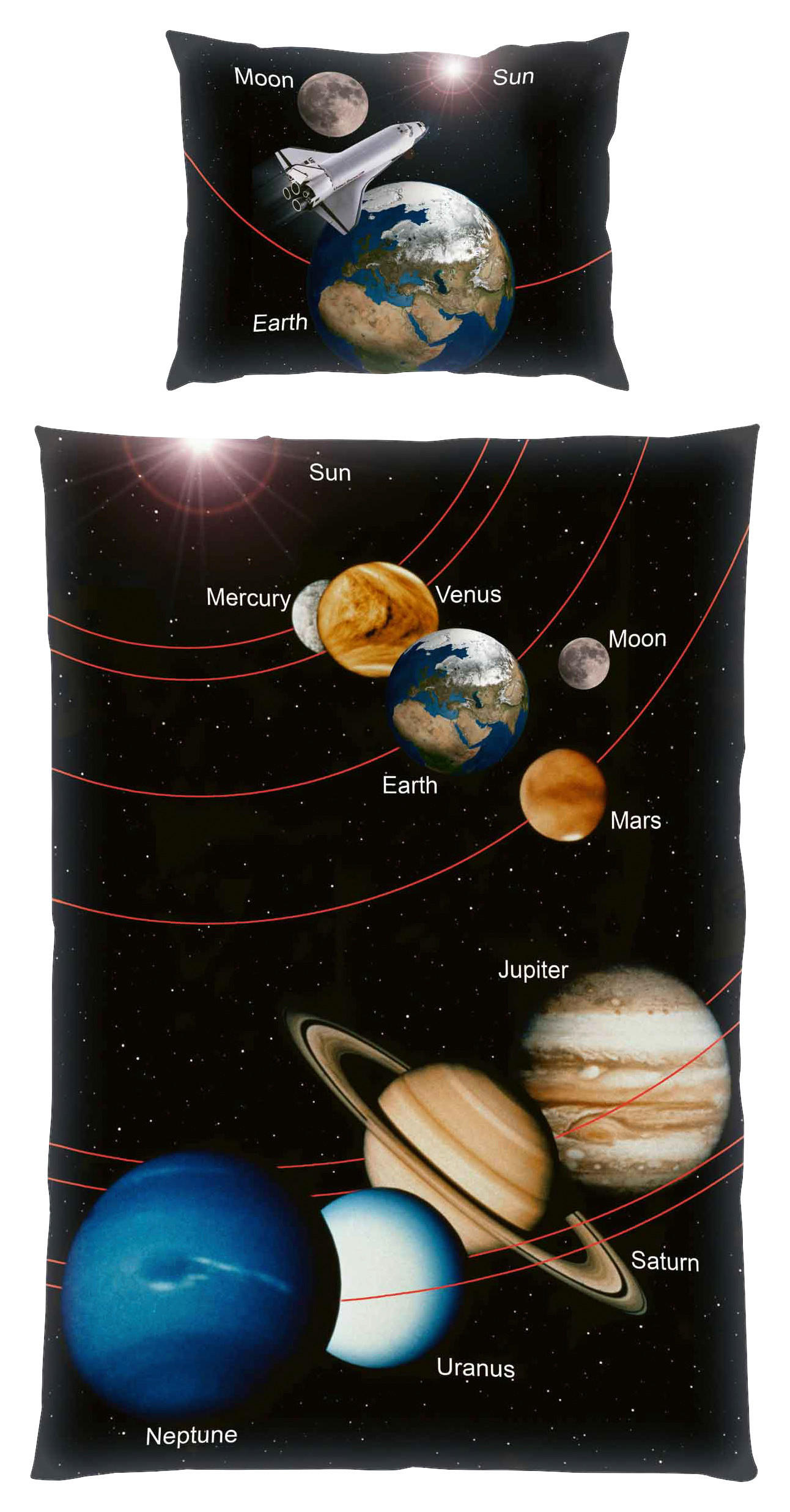 DETSKÁ POSTEĽNÁ BIELIZEŇ 140/200 cm  - čierna, Konventionell, textil (140/200cm)