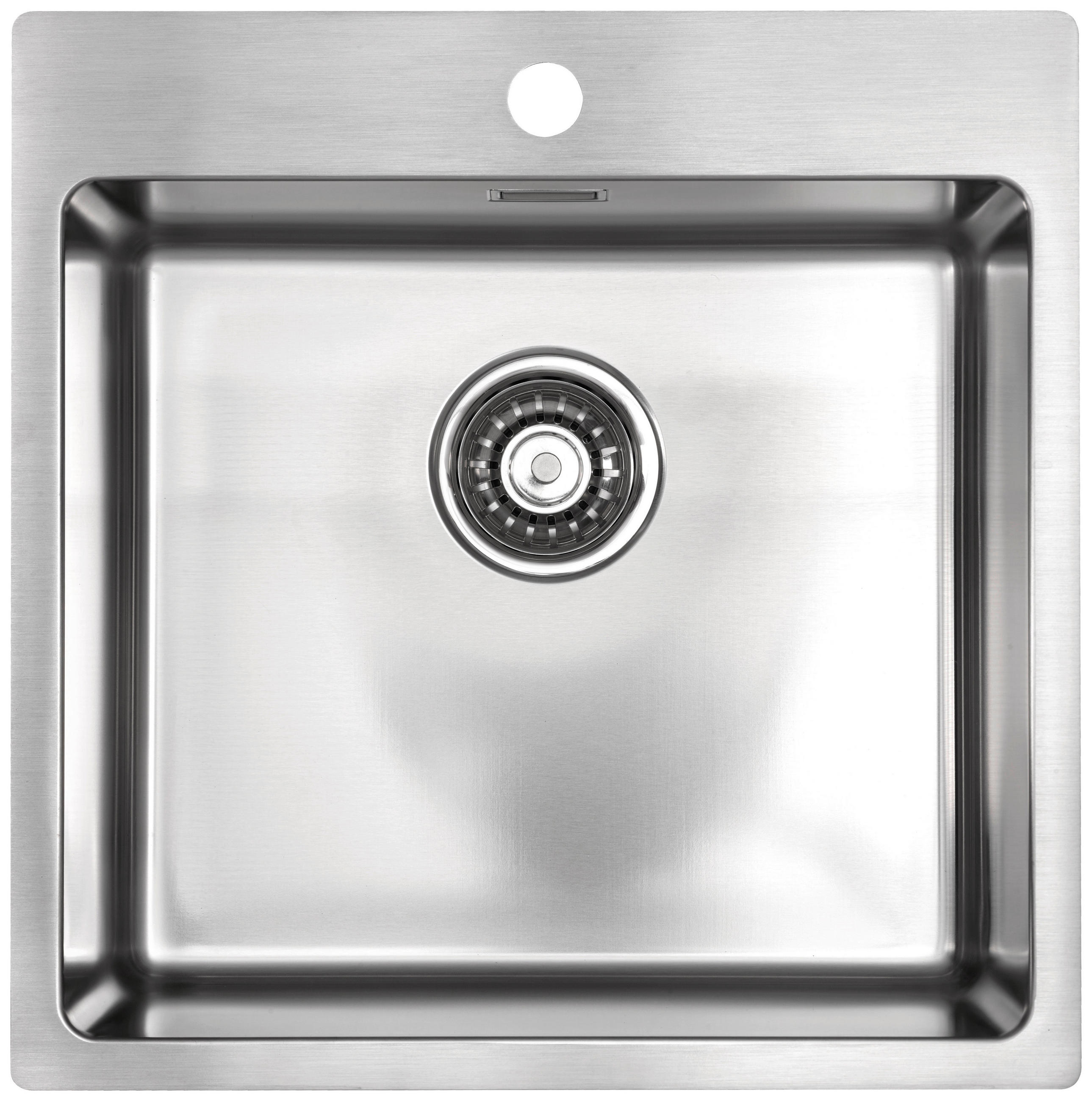 SPÜLE Lumex Mix  - Edelstahlfarben, Basics, Metall (55/20/50,5cm) - HKT