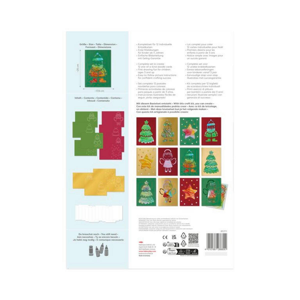 BASTELSET - Multicolor, Basics, Papier (25,0/0,5/35,3cm) - Haba