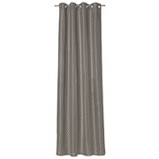 ÖSENVORHANG blickdicht - Braun/Grau, Design, Textil (140/250cm) - Joop!
