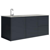 OUTDOORKÜCHE  - Sandfarben/Anthrazit, Basics, Keramik/Metall (198/92,5-98,5/63,3cm) - Dieter Knoll