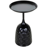 ODKLÁDACÍ STOLEK, černá - černá, Design, kov (38/60cm) - Carryhome