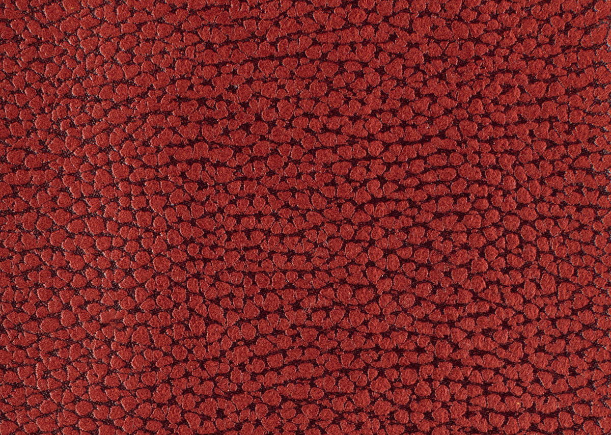 ECKSOFA in Webstoff Rot  - Chromfarben/Rot, Konventionell, Textil/Metall (220/163cm) - Beldomo System