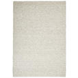 HANDWEBTEPPICH 130/190 cm Hellgrau rechteckig  - Hellgrau, Basics, Textil (130/190cm) - Linea Natura