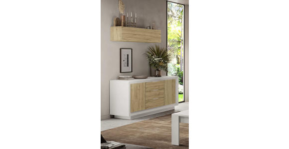 HÄNGEELEMENT Eichefarben 138/29/30 cm - Eichefarben, MODERN, Holzwerkstoff (138/29/30cm) - Carryhome