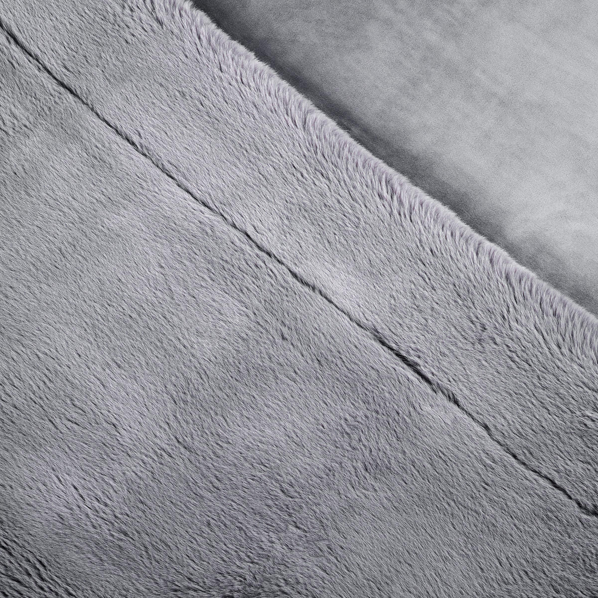 FELLDECKE 150/200 cm  - Anthrazit, Basics, Textil (150/200cm) - Dieter Knoll