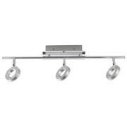 LED SVÍTIDLO - bílá/barvy hliníku, Design, kov/sklo (60,5/8/19cm) - Celina