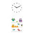 WANDUHR Multicolor - Multicolor, Basics, Glas/Metall (20/60/3,5cm) - EUROGRAPHICS