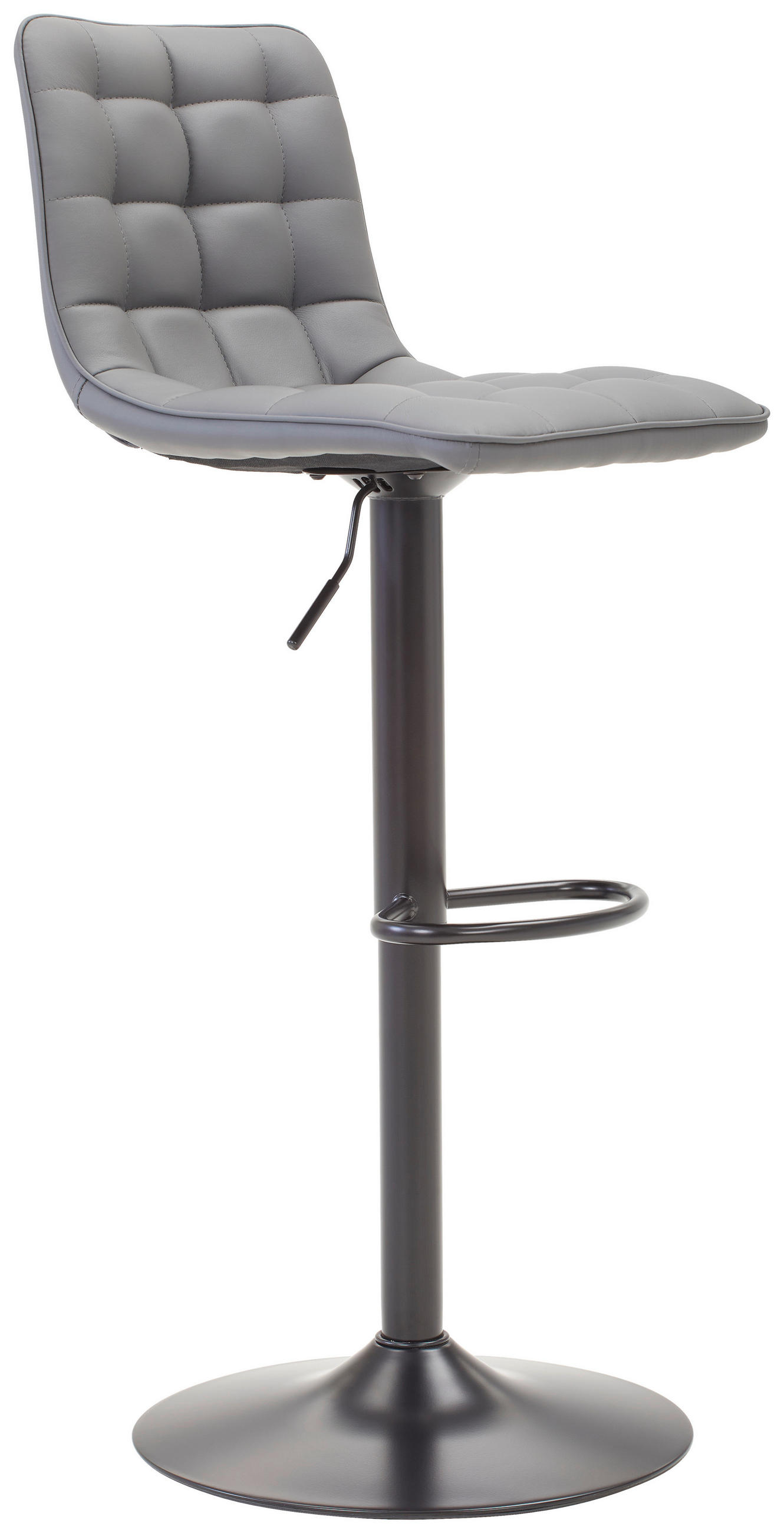 Barhocker Elias Grau Höhenverstellbar, B: 42 Cm