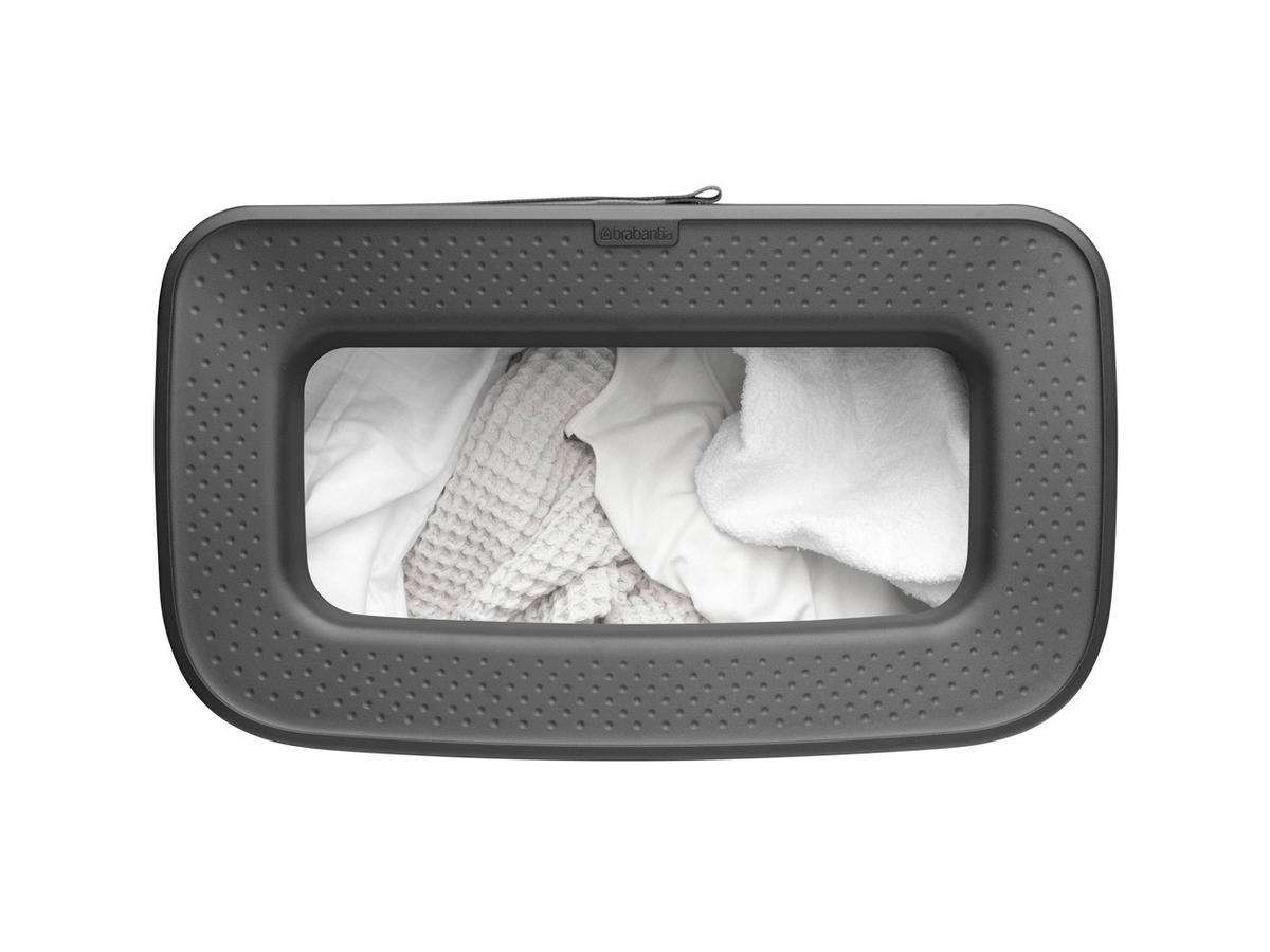 WÄSCHETONNE - Weiss, Basics, Kunststoff/Metall (54/67/32cm) - Brabantia