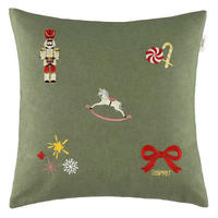 DEKORAČNÍ POLŠTÁŘ 38/38 cm - zelená, Basics, textil (38/38cm) - Esprit