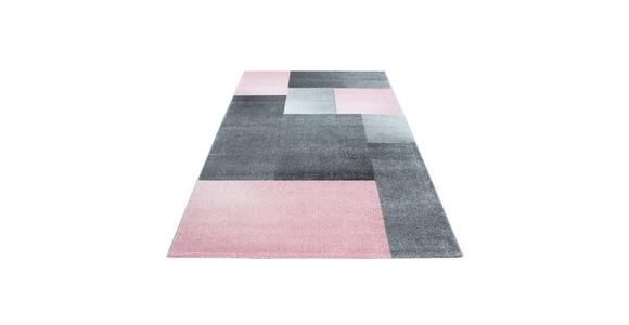 WEBTEPPICH 80/250 cm Lucca Pink - Pink, Trend, Textil (80/250cm) - Novel