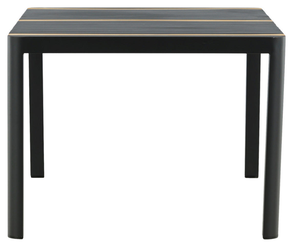 UTEBORD trä, metall  - svart, Klassisk, metall/trä (90/75/150cm) - Gardenson