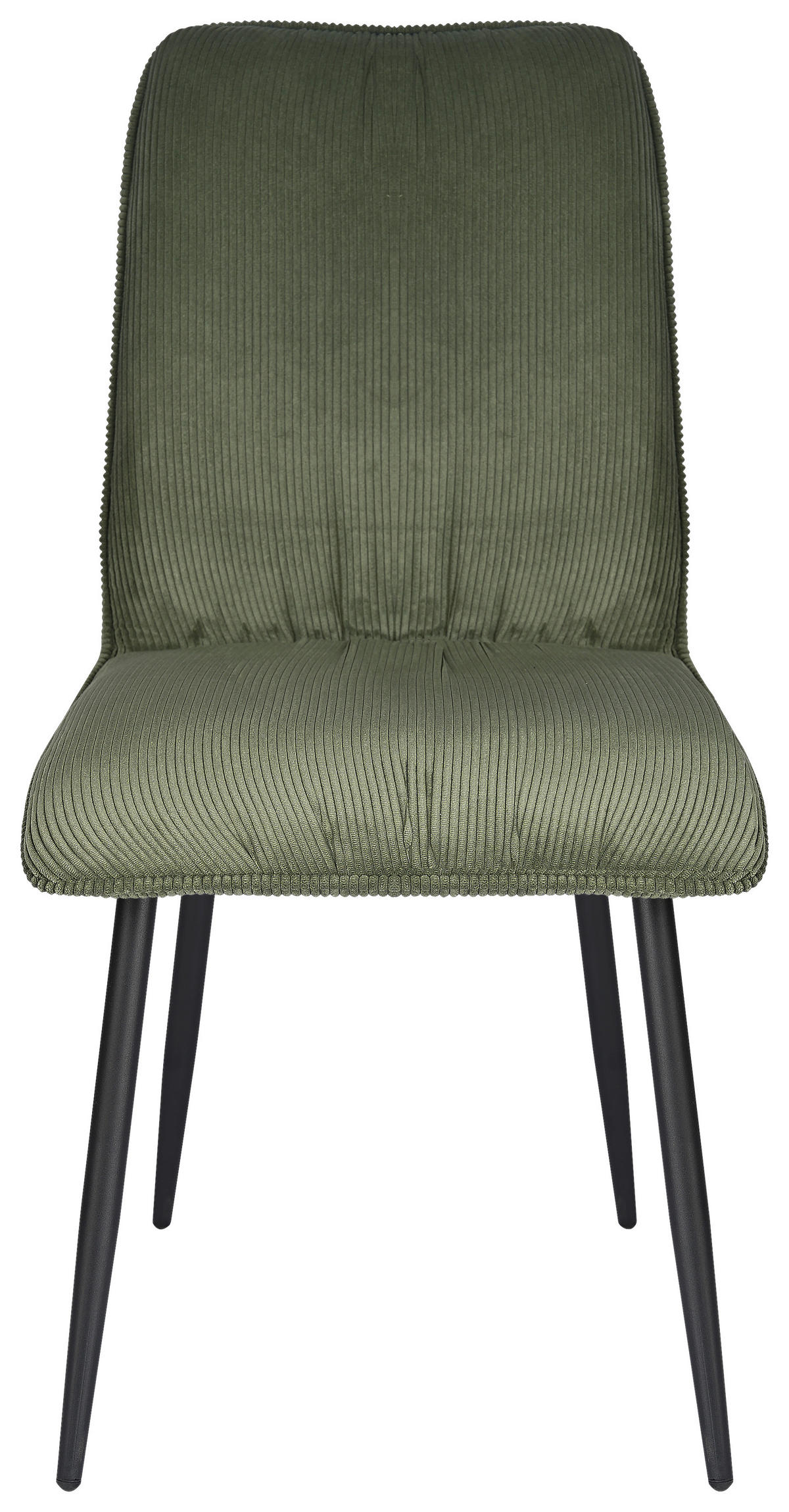 STUHL   Cord  Grün, Schwarz  - Schwarz/Grün, Design, Textil/Metall (49/90/61cm) - Stylife