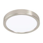 LED-DECKENLEUCHTE 21/2,8 cm   - Weiß/Nickelfarben, Basics, Kunststoff/Metall (21/2,8cm) - Novel