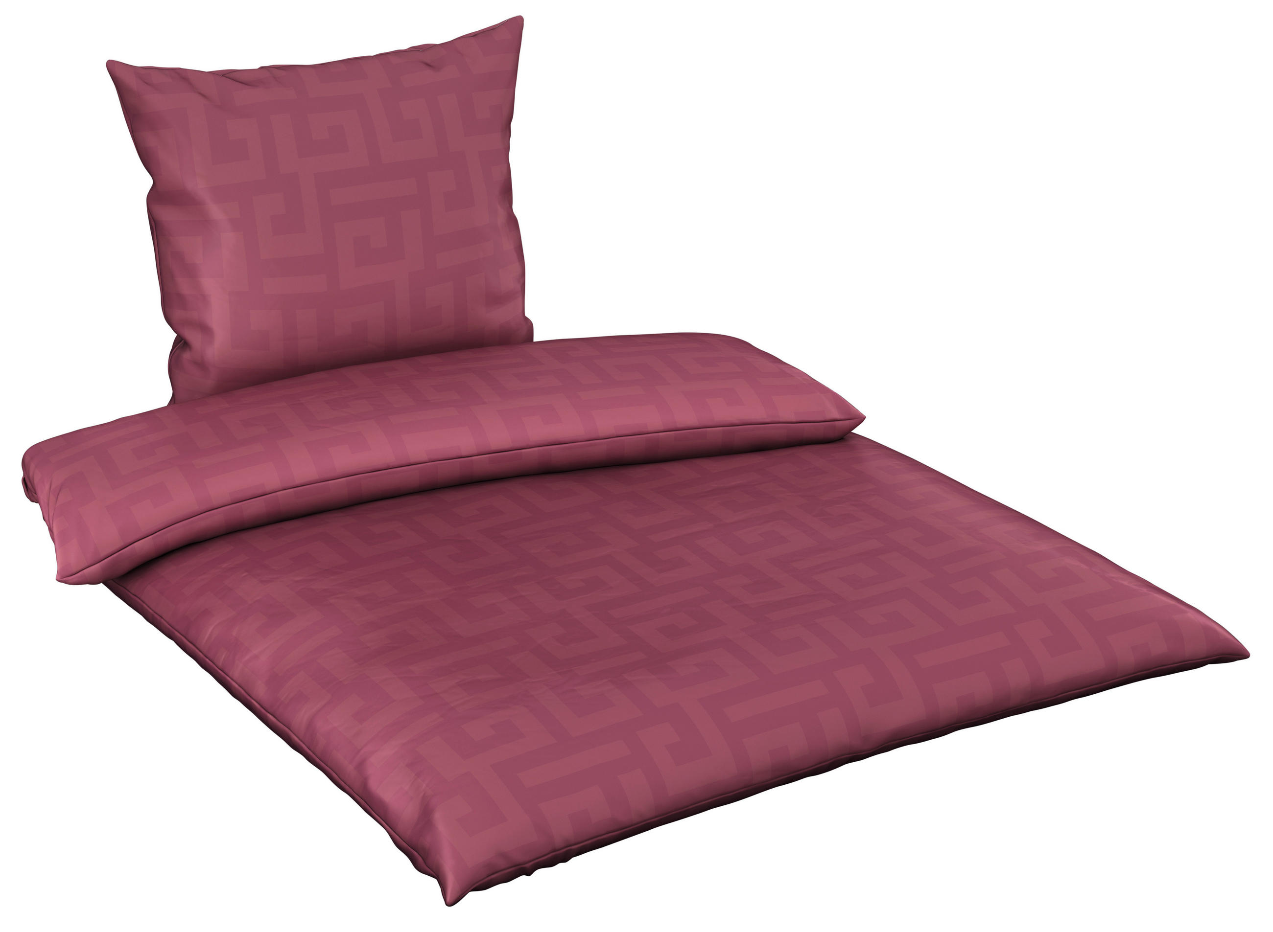 WENDEBETTWÄSCHE 2-teilig Satin 155/220 cm  - Lila, Basics, Textil (155/220cm) - Bio:Vio