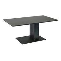 KONFERENČNÍ STOLEK, antracitová, černá, kov, keramika, kompozitní dřevo, 110/59/47-66 cm - černá/antracitová, Design, kov/kompozitní dřevo (110/59/47-66cm) - Dieter Knoll