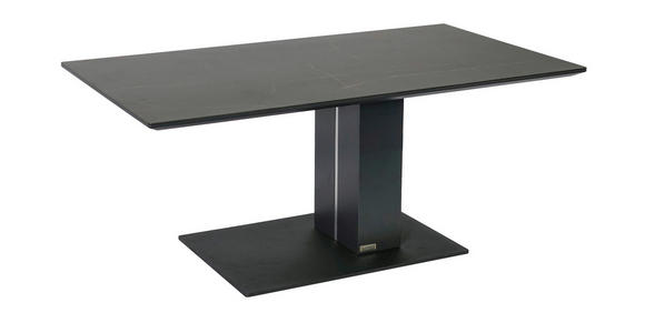 COUCHTISCH 110/59/47-66 cm rechteckig Schwarz, Anthrazit  - Anthrazit/Schwarz, Design, Keramik/Holzwerkstoff (110/59/47-66cm) - Dieter Knoll