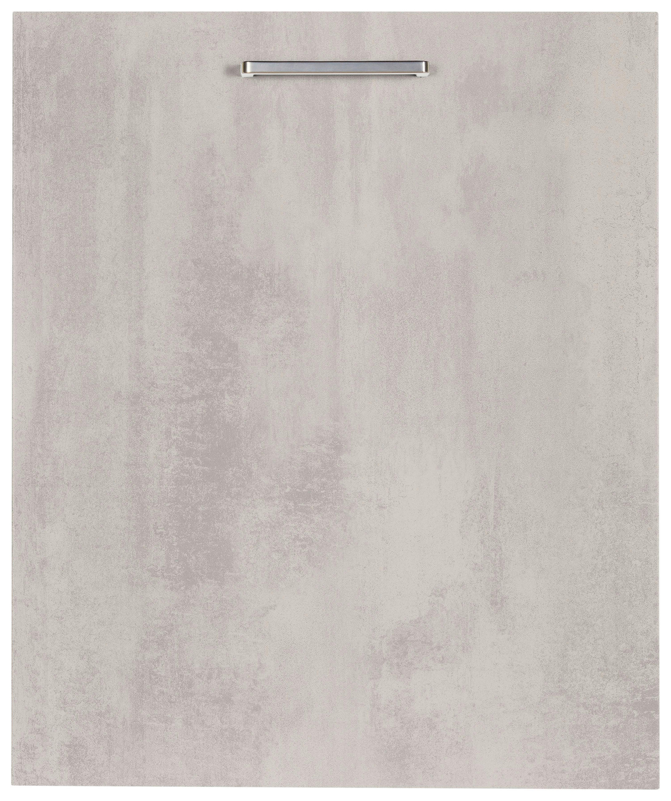 Nobilia Geschirrspülerfront Riva Hellgrau 60x72x56 cm