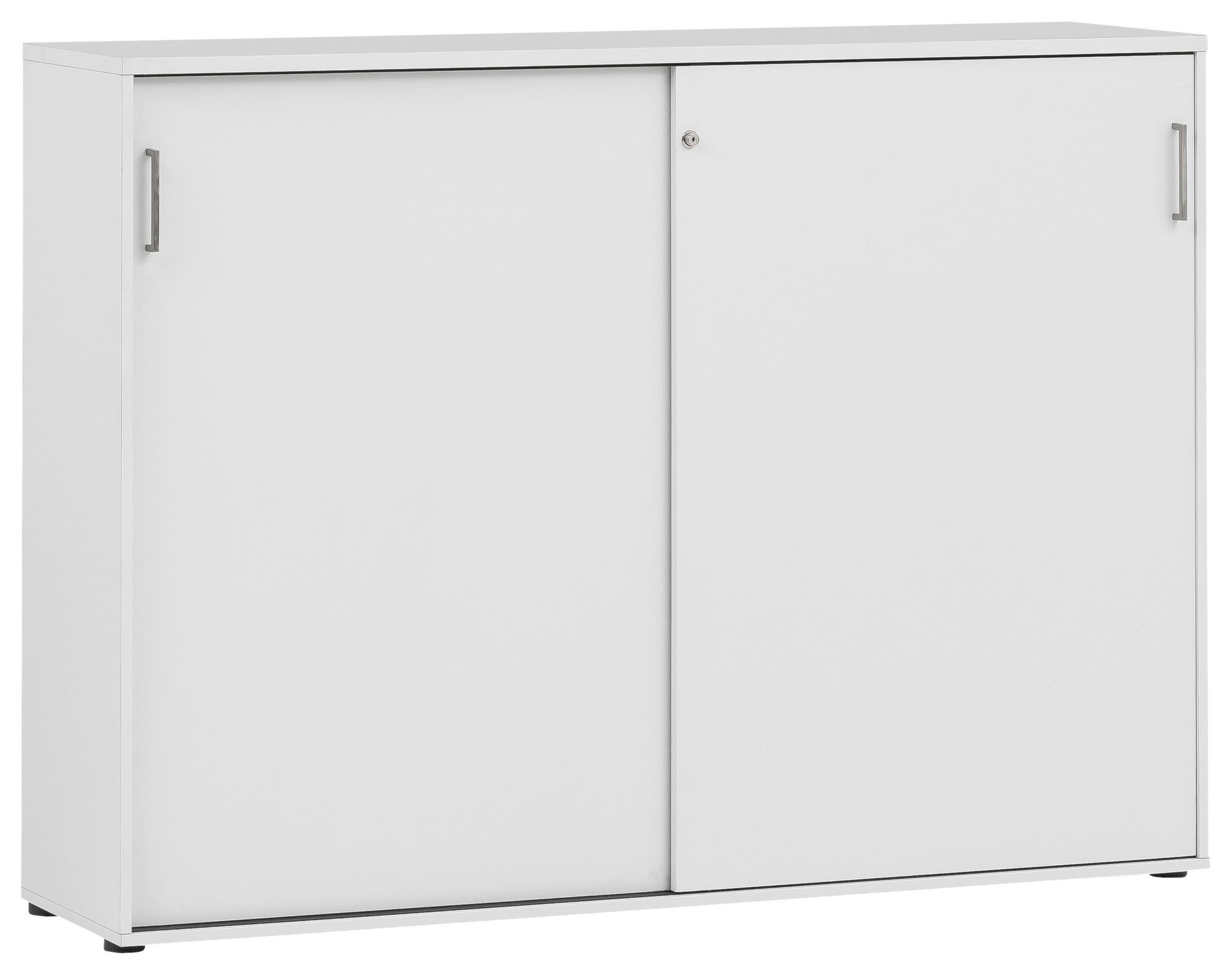 AKTENSCHRANK Hellgrau  - Hellgrau, MODERN, Holzwerkstoff (160/119,4/41cm) - MID.YOU