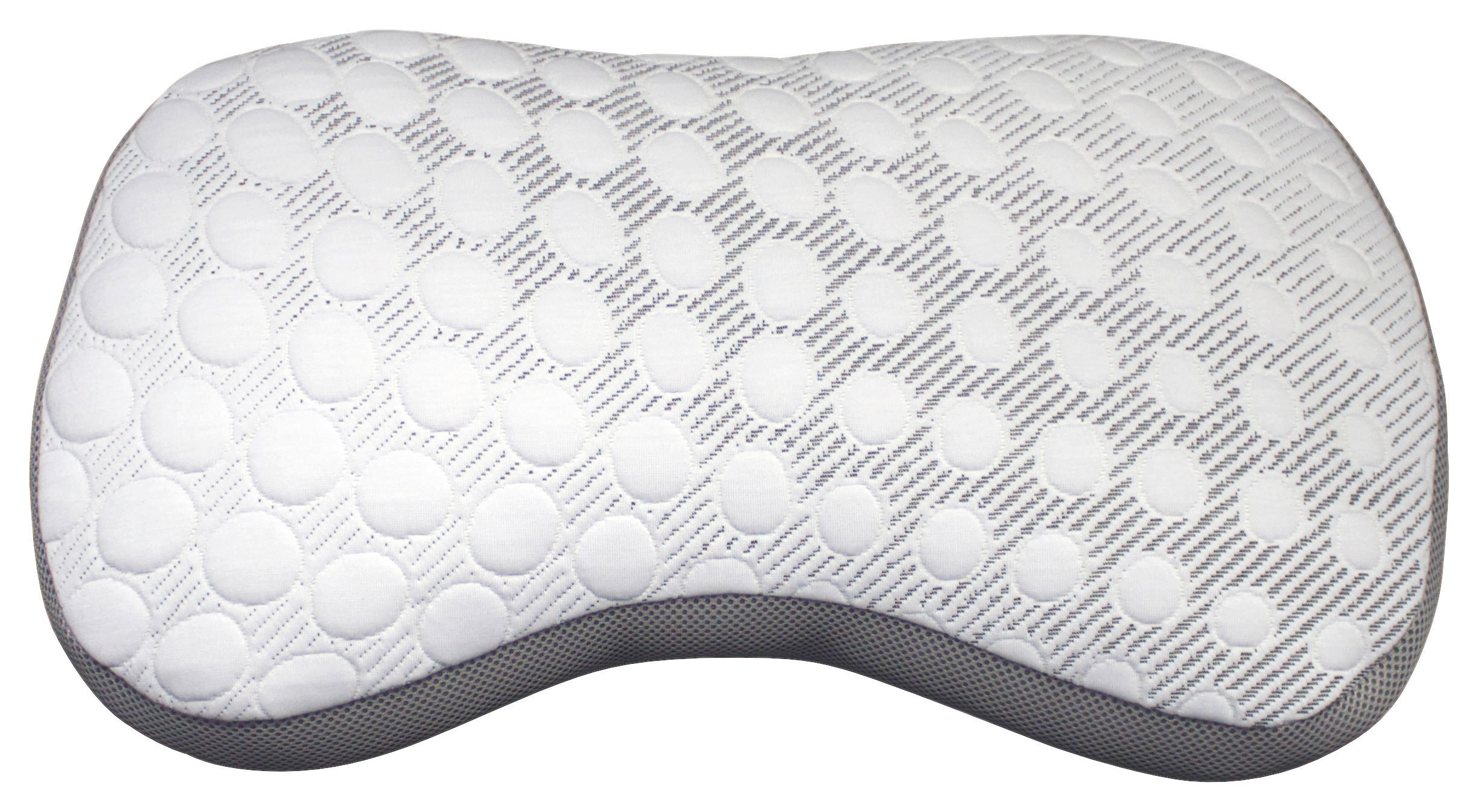 KOPFPOLSTER   - Weiß/Grau, Basics, Textil (36/15/60cm) - Boxxx