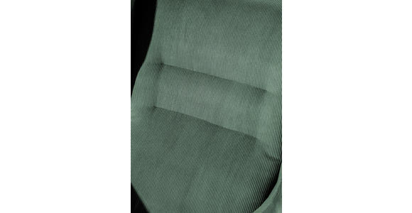 OHRENSESSEL Cord Olivgrün  - Schwarz/Olivgrün, Design, Holz/Textil (70/104/90cm) - Carryhome