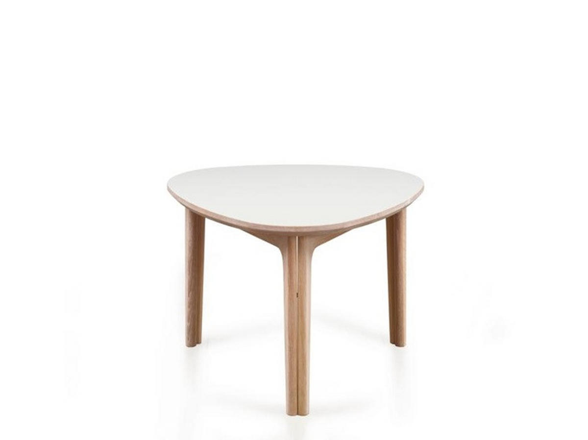 SOFFBORD i trä, trämaterial 63/65/43 cm  - vit/ek Bianco, Klassisk, trämaterial/trä (63/65/43cm) - Skovby